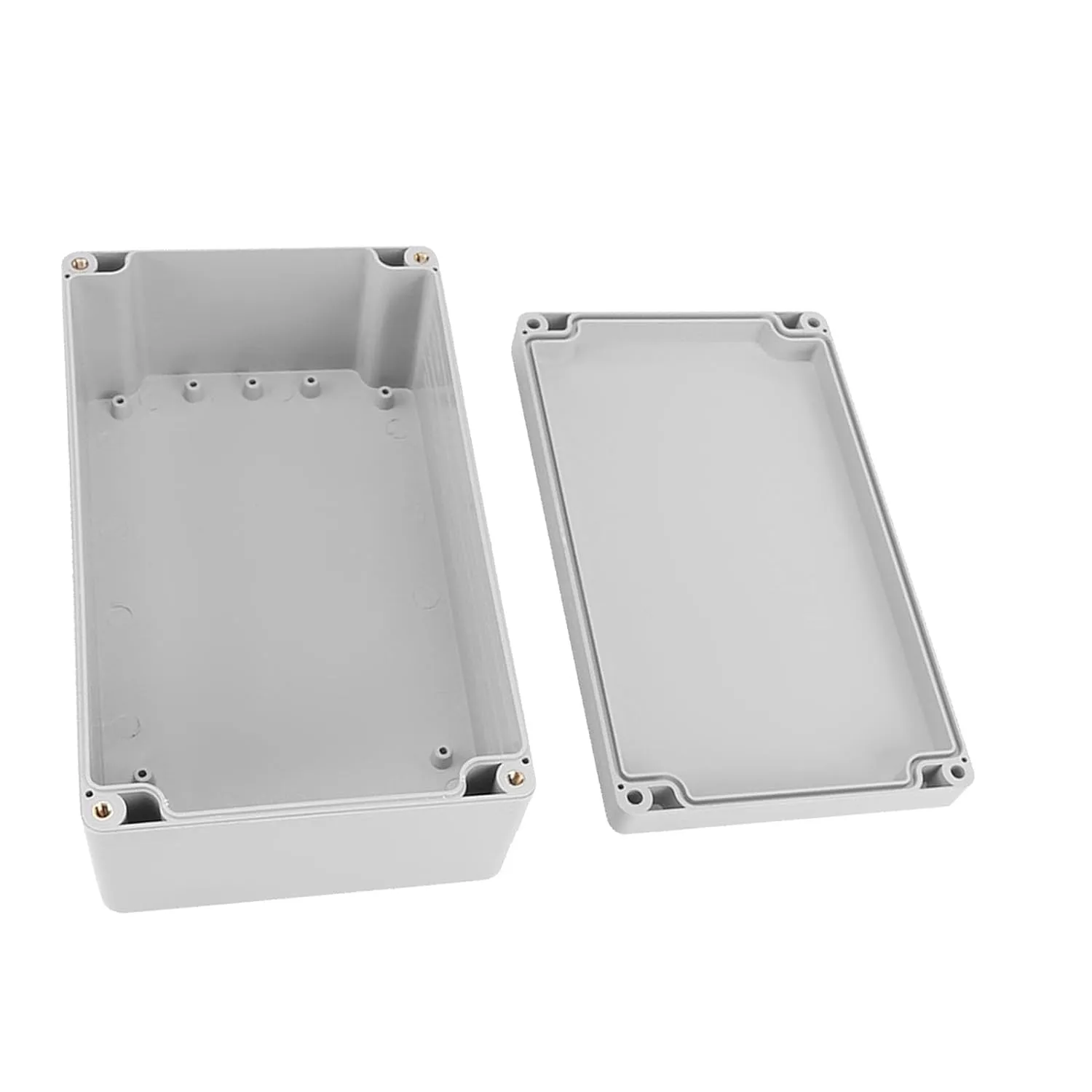 Compact and Spacesaving Junction Box, Allaround Water ABS Electricalhousing, 4.52 * 3.54 * 2.16in, for Industry (200 * 120 * 75mm)