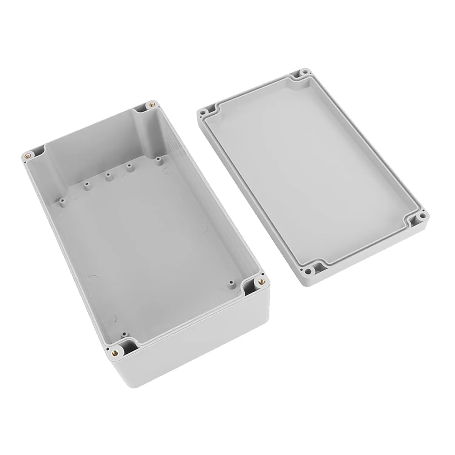 Compact and Spacesaving Junction Box, Allaround Water ABS Electricalhousing, 4.52 * 3.54 * 2.16in, for Industry (200 * 120 * 75mm)