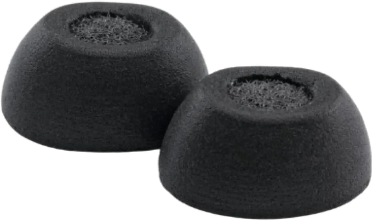 Comply Memory Foam Replacement Earbud Tips for Jabra 85t | Ultimate Comfort, Secure Fit, Superior Noise Isolation | Black (S/M/L) (3 Pairs)