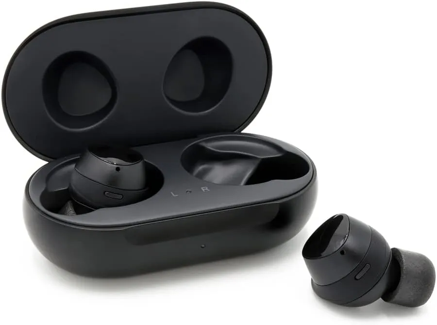 Comply Memory Foam Replacement Earbud Tips for Samsung Galaxy Buds, Galaxy Buds 2, Galaxy Buds Plus   | Ultimate Comfort, Secure Fit, Superior Noise Isolation | Black, Medium (3 Pairs)