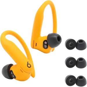 Comply TW-400-C | Memory Foam Replacement Earbud Tips for Powerbeats Pro 2, Technics EAH-AZ80 & More | Ultimate Comfort, Secure Fit, Superior Noise Isolation | Black, Medium (3 Pairs)
