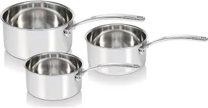 Cookware Tri-Lux 3 Pieces Saucepan Set