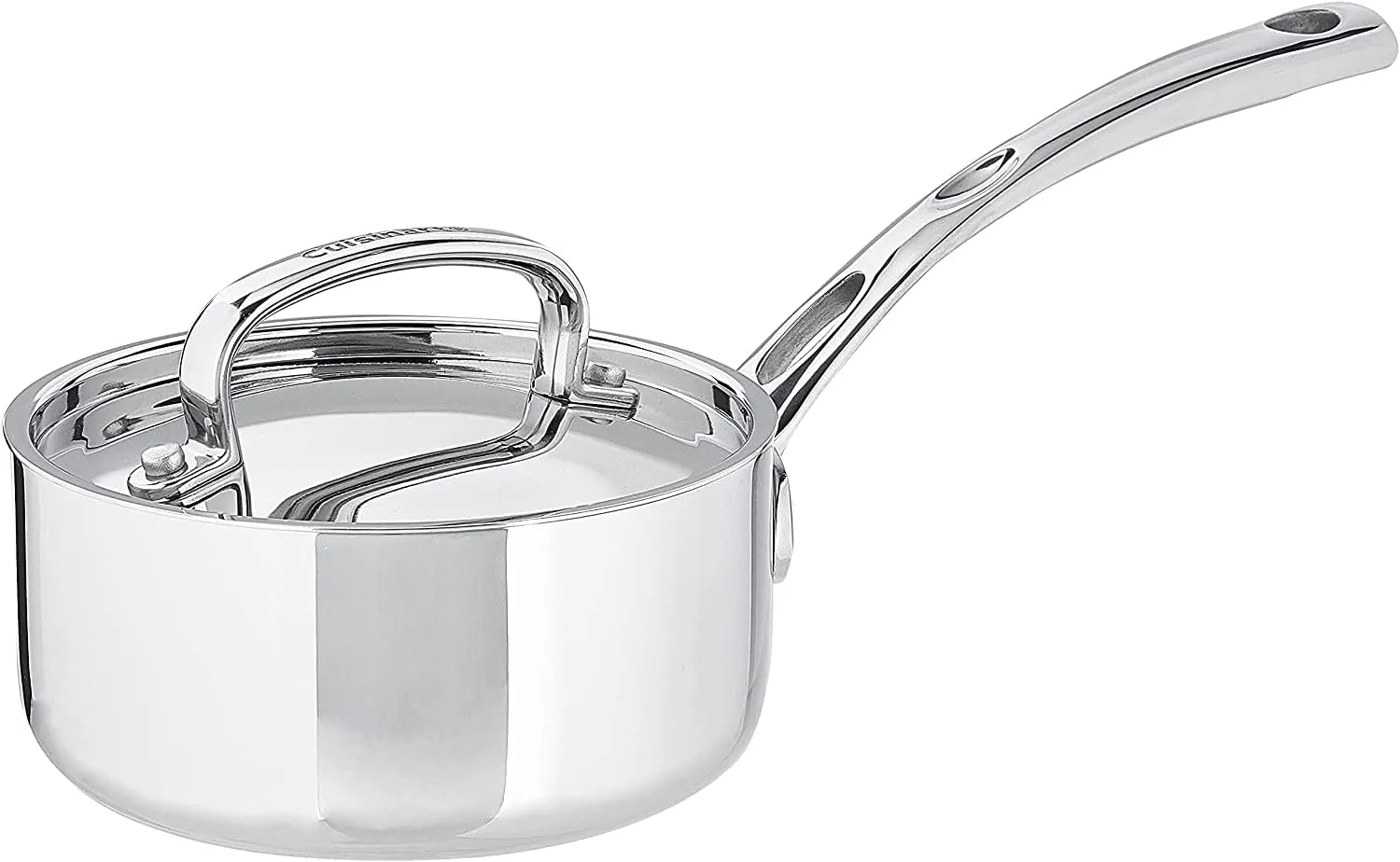 Cuisinart French Classic Tri-Ply Stainless 1-Quart Saucepan with Cover,Silver