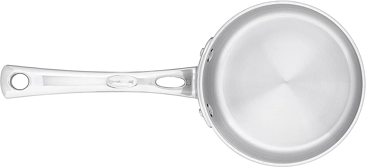 Cuisinart French Classic Tri-Ply Stainless 1-Quart Saucepan with Cover,Silver