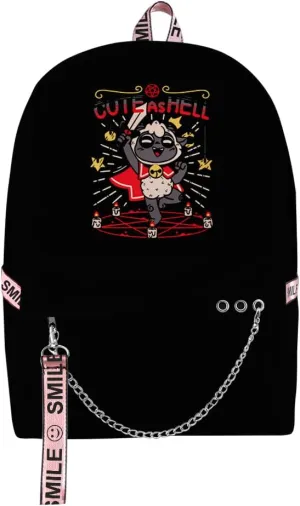 Cult Of The Lamb Backpack Oxford Bag Game Backpack Casual Bag High Capacity Bags (Backpack 2)