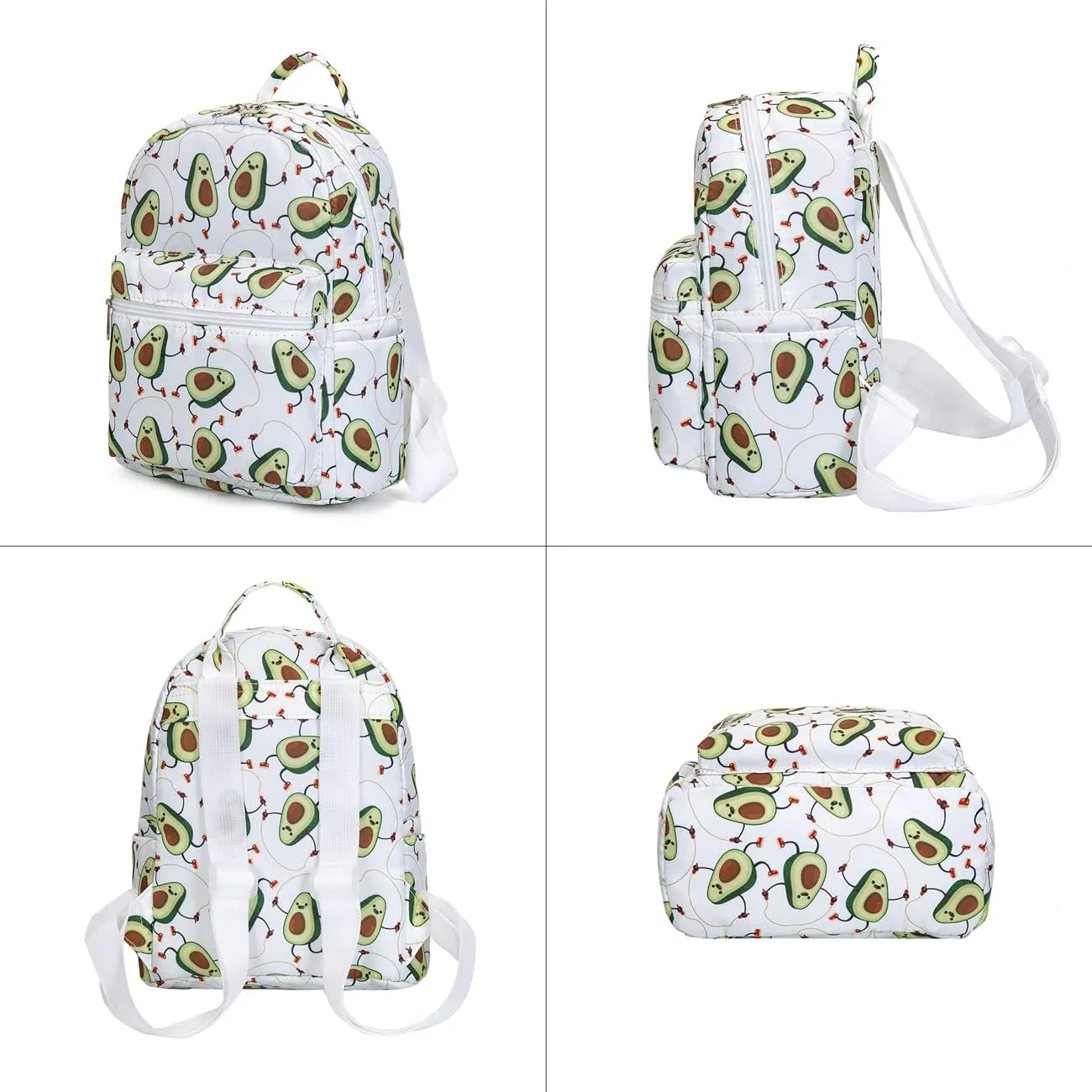 Cute 10 inch mini pack bag backpack for grils children and adult (Avocado)
