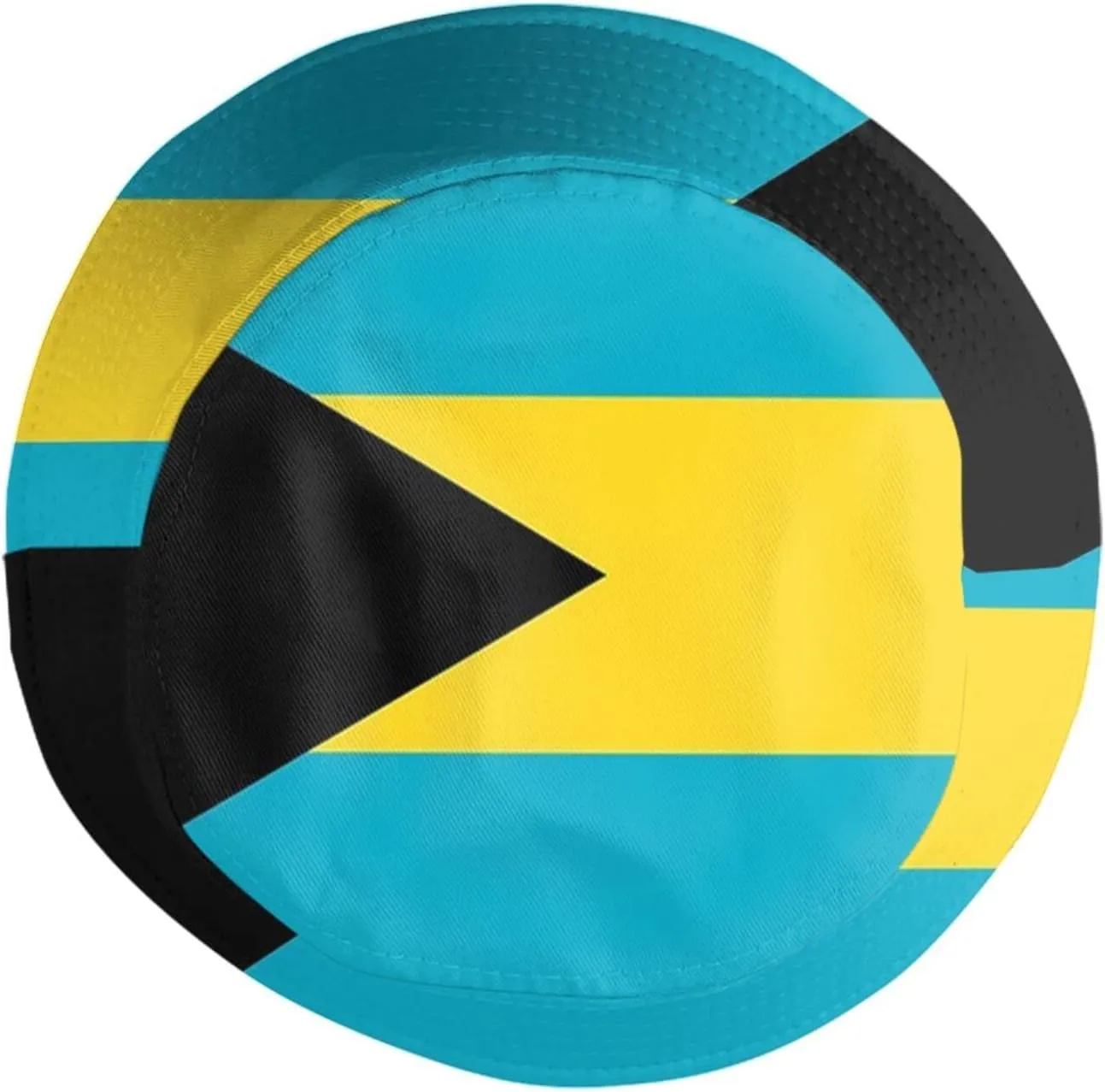 Cute Bahamas Flag Bucket Hats Fashion Sun Cap Packable Outdoor Bahamian Fisherman Hat for Women and Men