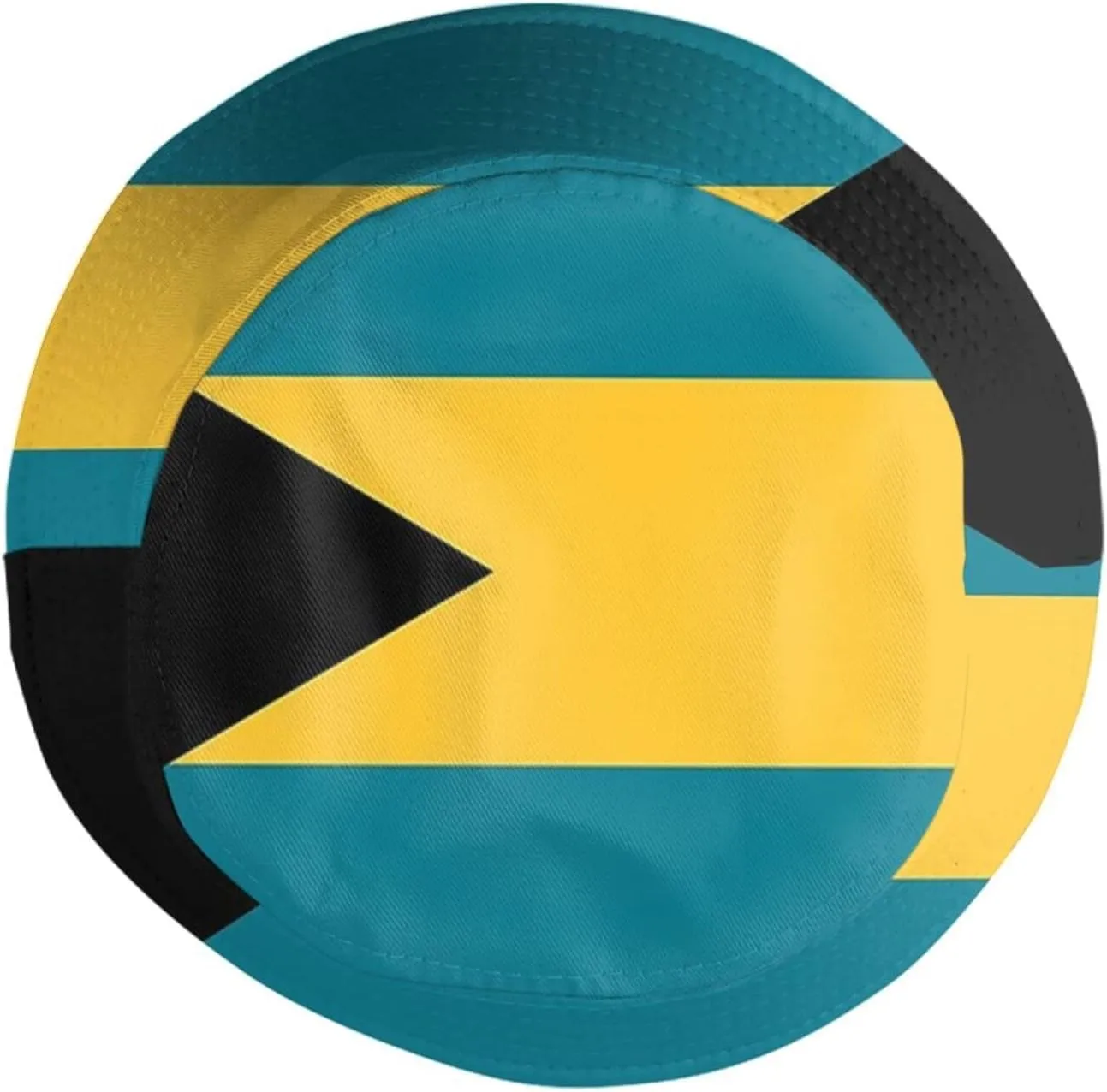Cute Bahamas Flag Bucket Hats Fashion Sun Cap Packable Outdoor Bahamian Fisherman Hat for Women and Men