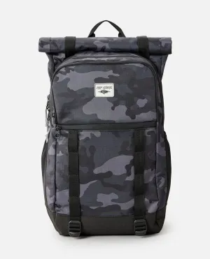 Dawn Patrol 30L Backpack in Black & Grey