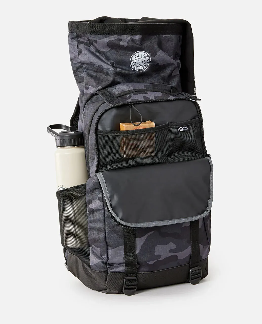 Dawn Patrol 30L Backpack in Black & Grey