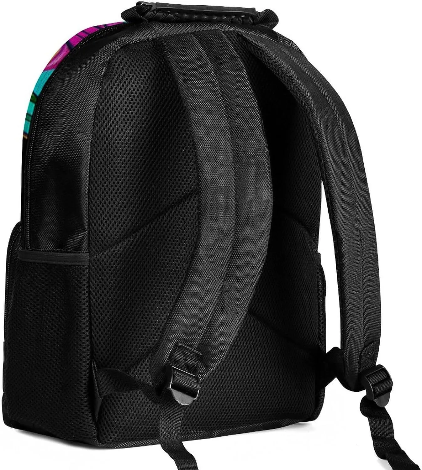Daypack Backpack Anti-Theft Multipurpose Big Capacity Bookbag - Psychedelic Space Astronaut Outer Space Chemical Formula Art Business Computer Bag With Side Pockets