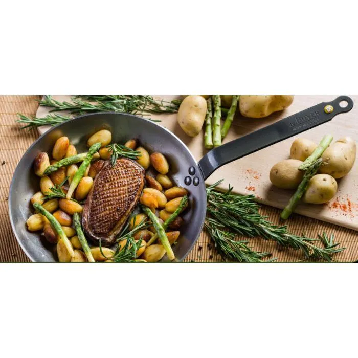 DE BUYER Mineral B Steel Frypan, 8"/20cm