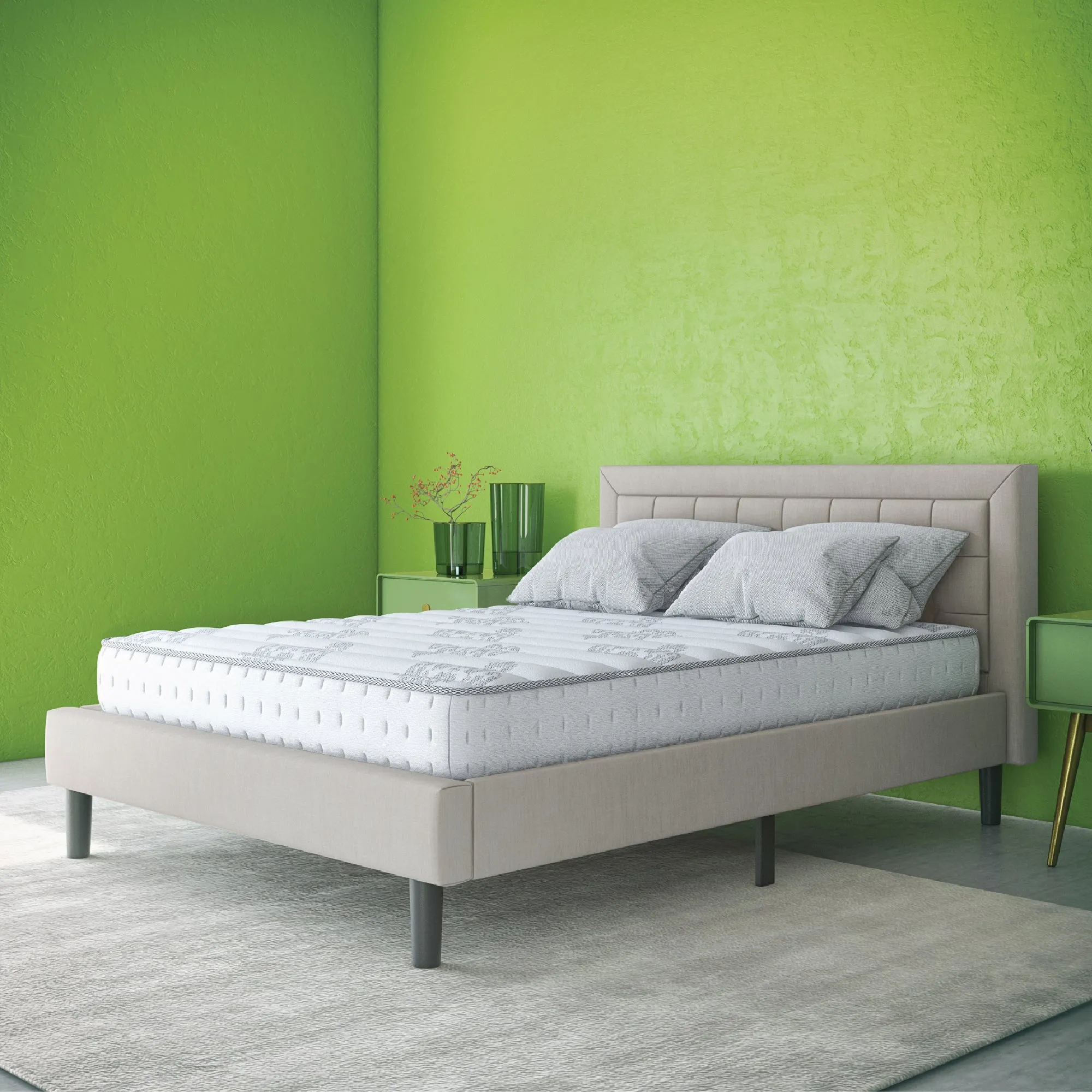 Decker Cool Gel Memory Foam Innerspring Hybrid 10-inch Mattress