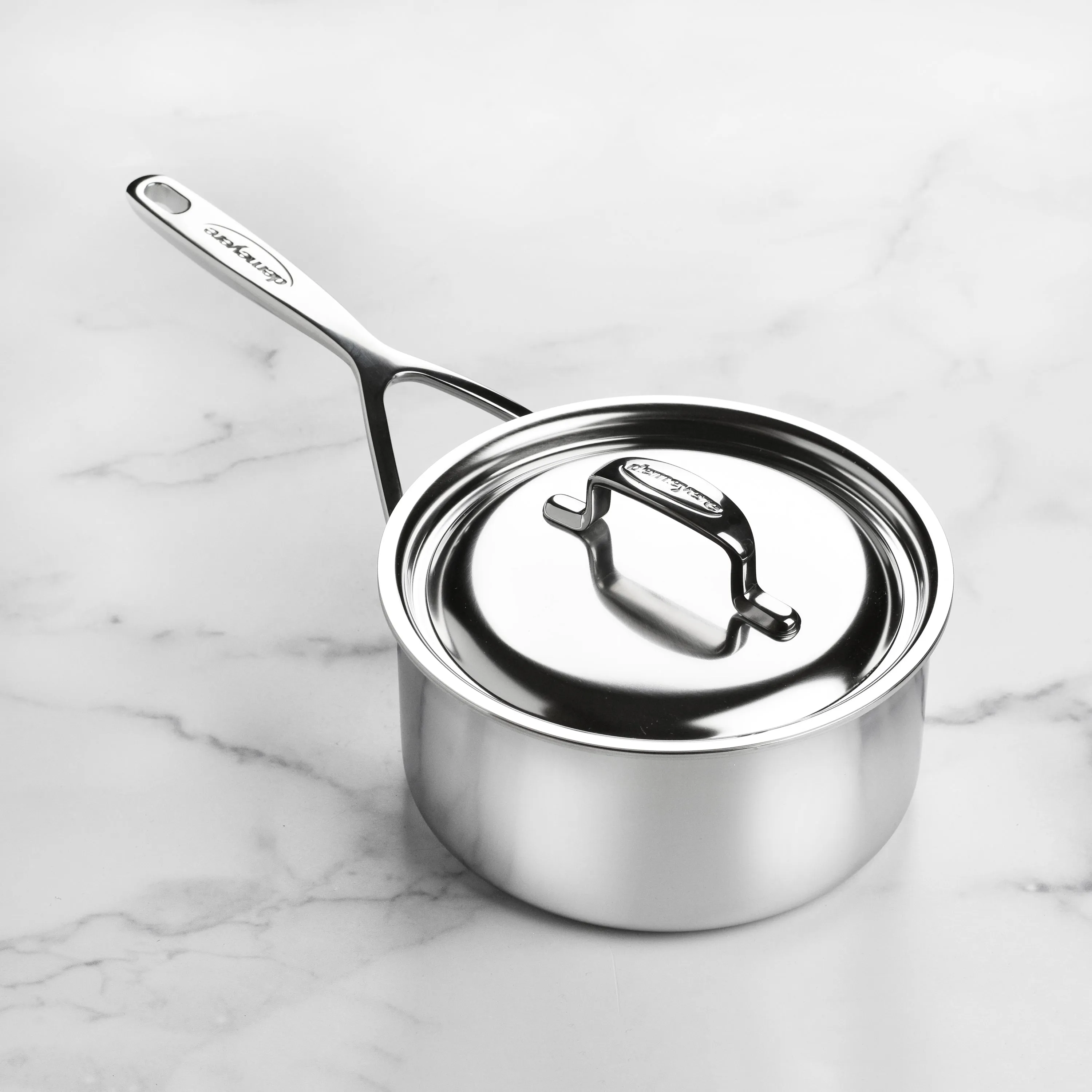 Demeyere 5-Plus 2-quart Stainless Steel Saucepan