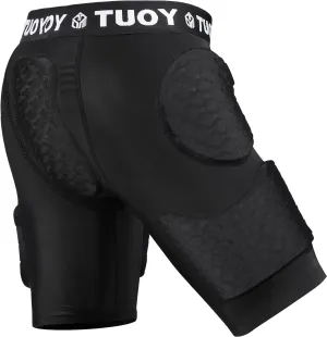 DGXINJUN Men's Padded Football Girdles 5-Pads Integrated Football Pads with Hip Tail Thigh Protector for Football Rugby
