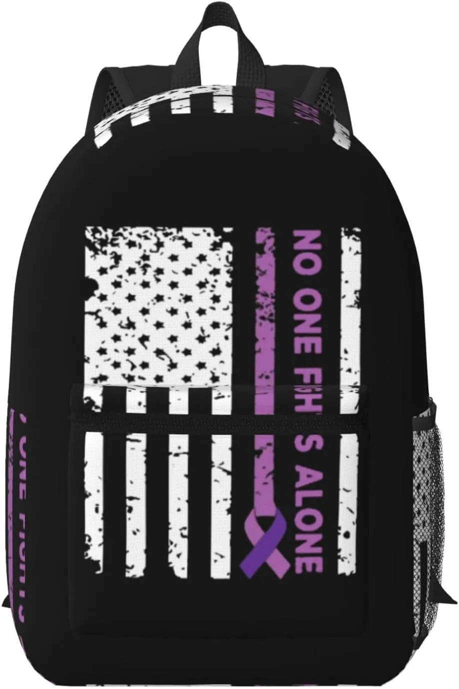 Domestic Violence Prevention Awareness Month Backpack for Worker Business Hiking Travel Shoulders Bag Fashion Backpack
