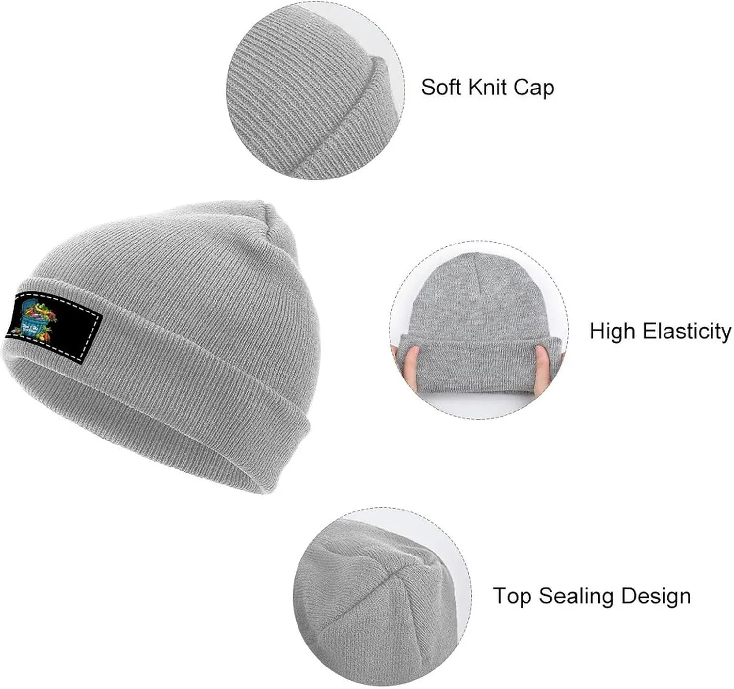 Don't Be Garbage Casual Beanie Skull Cap Warm Soft Ski Knit Hat Unisex Winter Outdoor