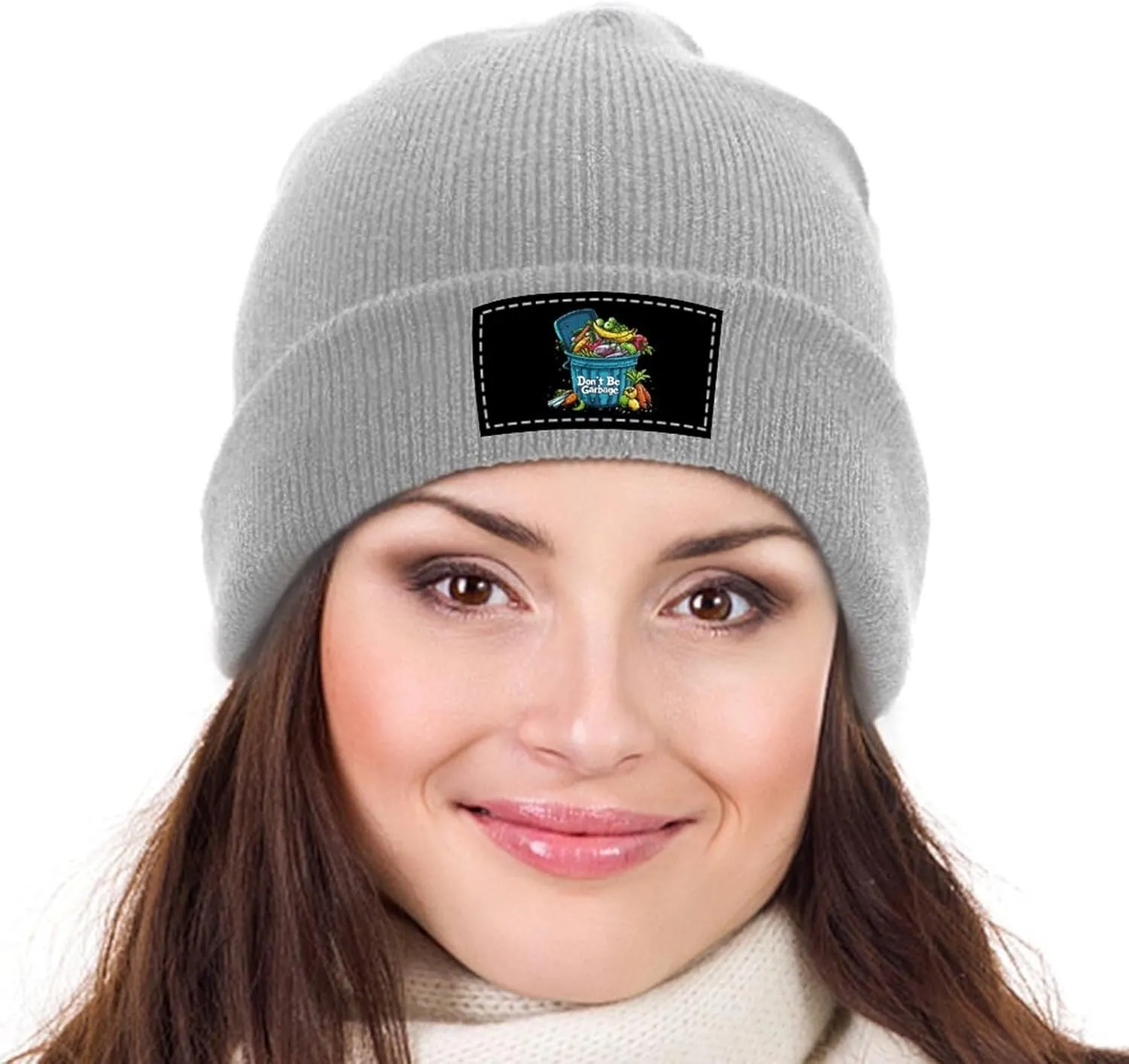 Don't Be Garbage Casual Beanie Skull Cap Warm Soft Ski Knit Hat Unisex Winter Outdoor