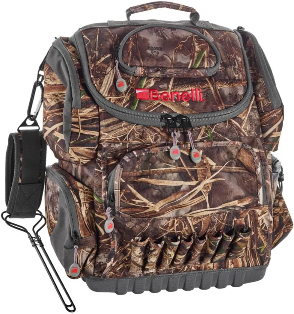 Ducker Backpack Max-7 Duck Hunting Backpack, Rugged 600D PVC Fabric, Water Resistant Decoy Bag with Reinforced Straps, Padded Breathable Back, Premium Duck Bag