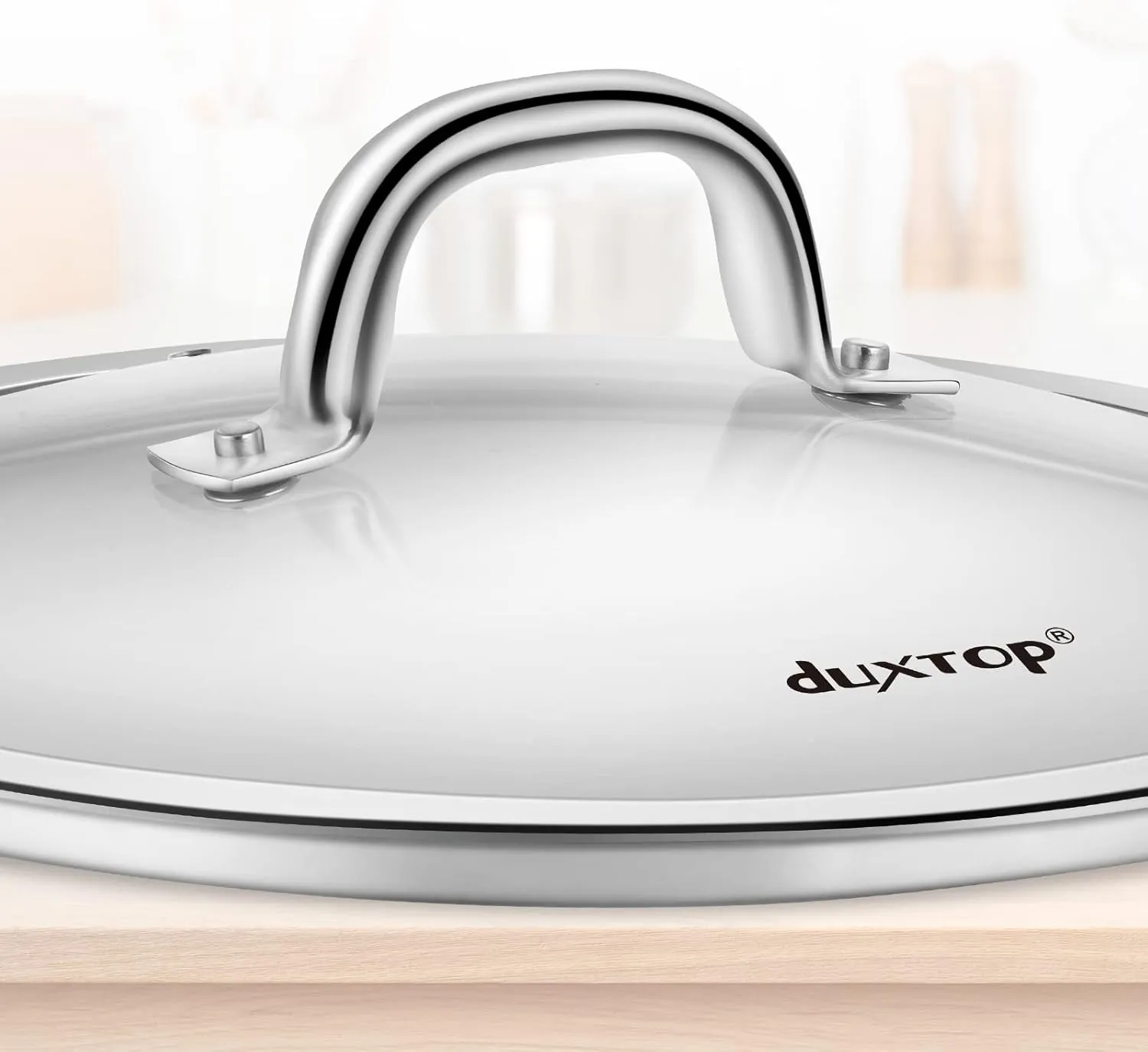 Duxtop Cookware Glass Replacement Lid (Interior Diameter: 8-5/8inch, Exterior Diameter: 9-1/4inch)