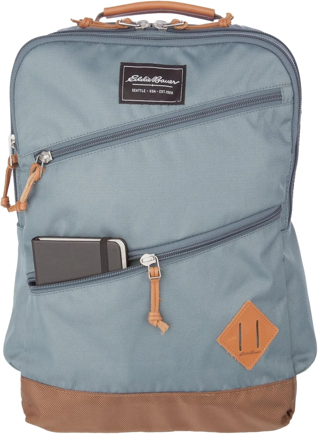 Eddie Bauer Bygone Backpack | Retro Design | Laptop Sleeve | Travel | Work | Hiking | Durable | Nylon, Dragonfly, 25L