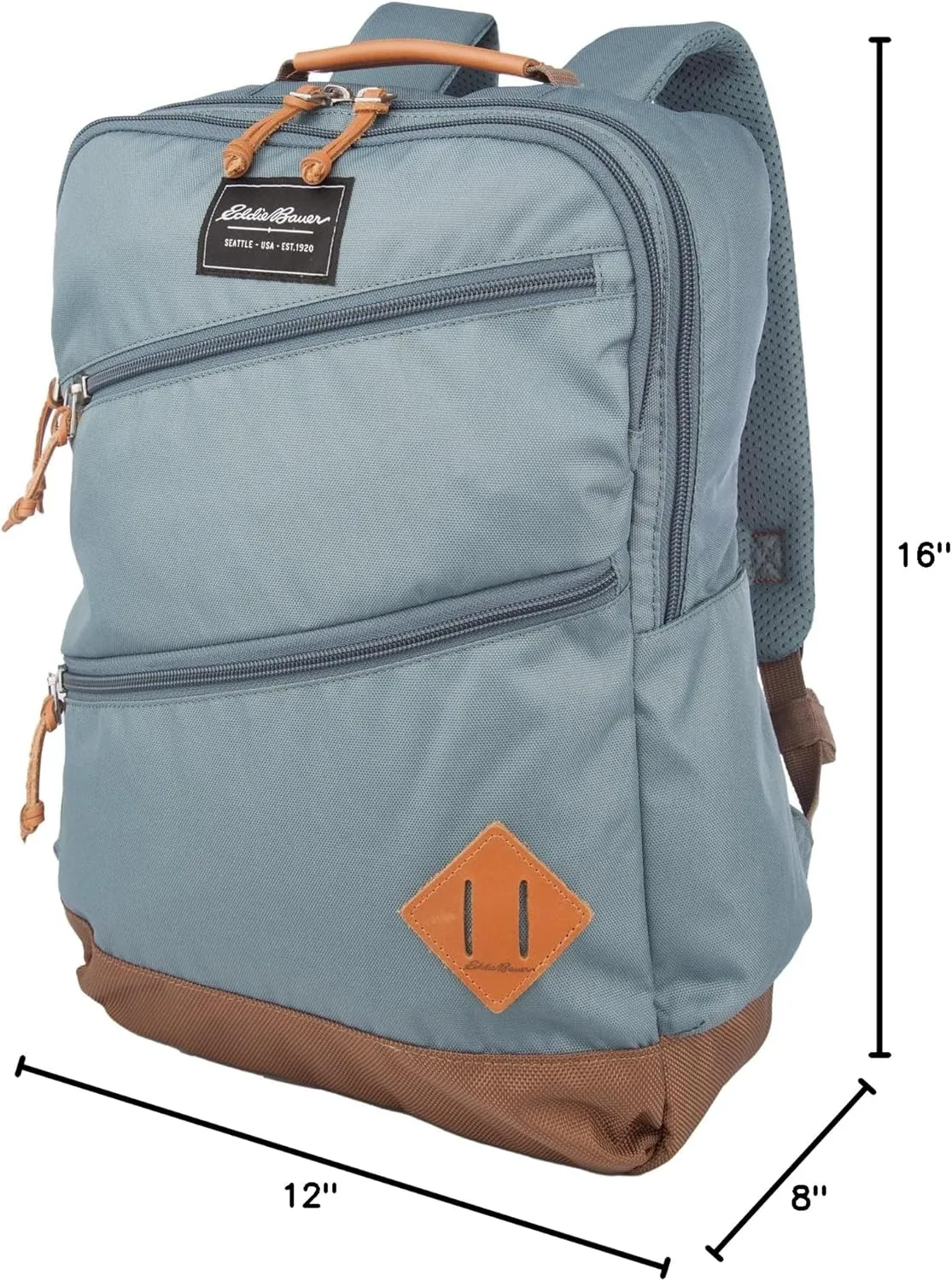 Eddie Bauer Bygone Backpack | Retro Design | Laptop Sleeve | Travel | Work | Hiking | Durable | Nylon, Dragonfly, 25L