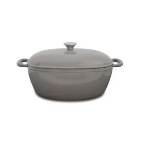 Eetrite Cast Iron Oval Casserole 33cm ER0681GR