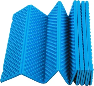 Egg Crate Foam Sleeping Pad Foldable Thickened Sleep Mat 186x57CM for Camping Hiking Picnic with High Toughness Sponge Material