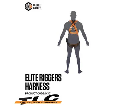 Elite Riggers Harness - Standard (M - L) cw Harness Bag (NBHAR)