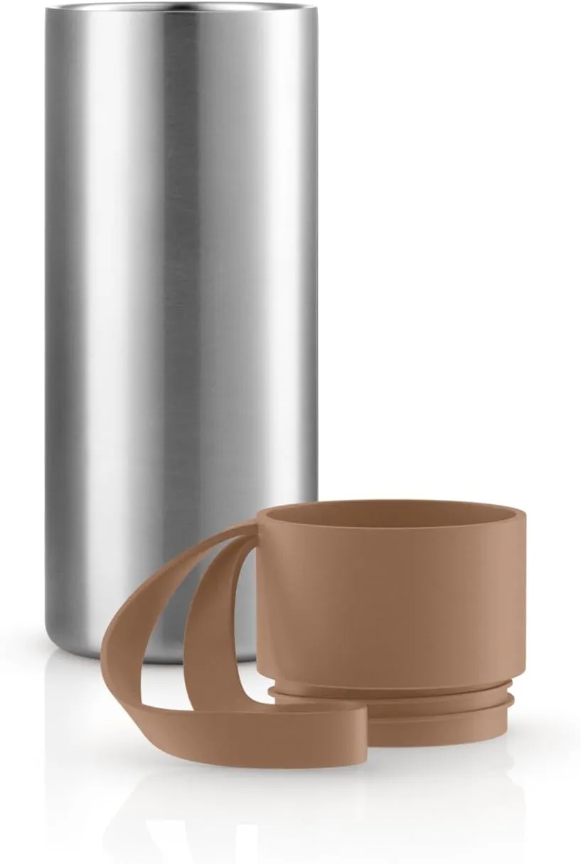 Eva Solo | To Go Cup 12oz | Double walled thermo cup with vacuum | Danish Design, Functionality & Quality | Mocca