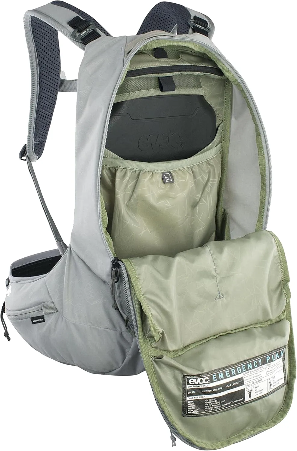EVOC 12l, Stone Grey, X-Small