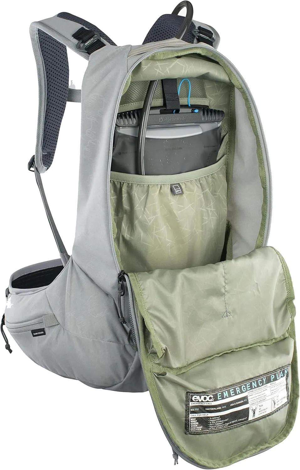 EVOC 12l, Stone Grey, X-Small