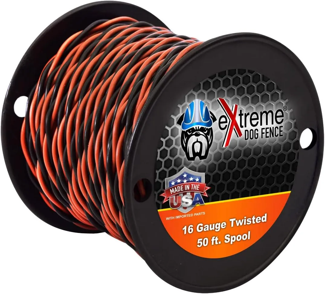 Extreme Dog Fence Max Grade Electric Dog Fence - 3 Dog Kit - 2000 Feet of Heavy Duty -Plus Maximum Duty Wire for Ultimate Performance and Reliability