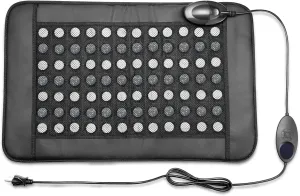 Far Infrared Heating Pad for Back - Jade and Tourmaline Gemstones - Negative Ions, Low EMF