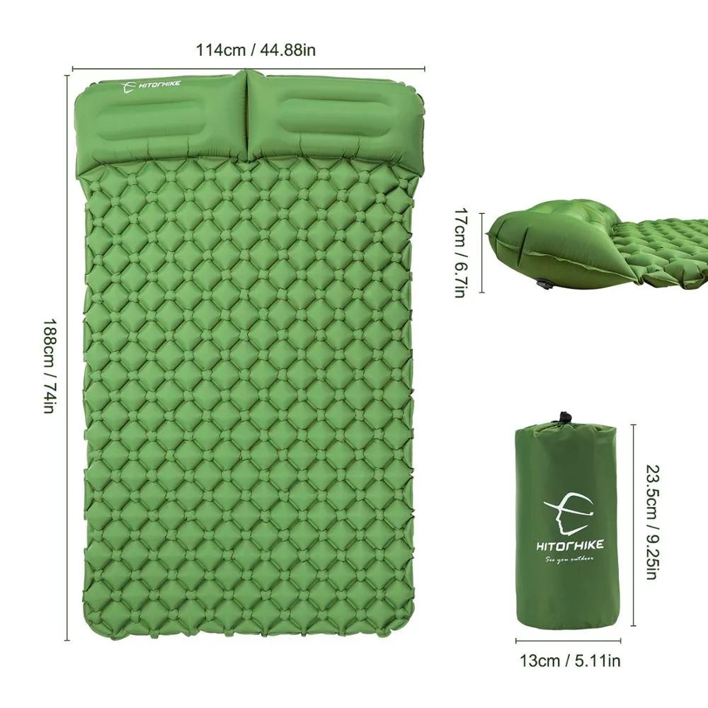fast filling camping mat