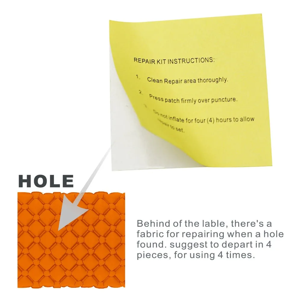 fast filling camping mat