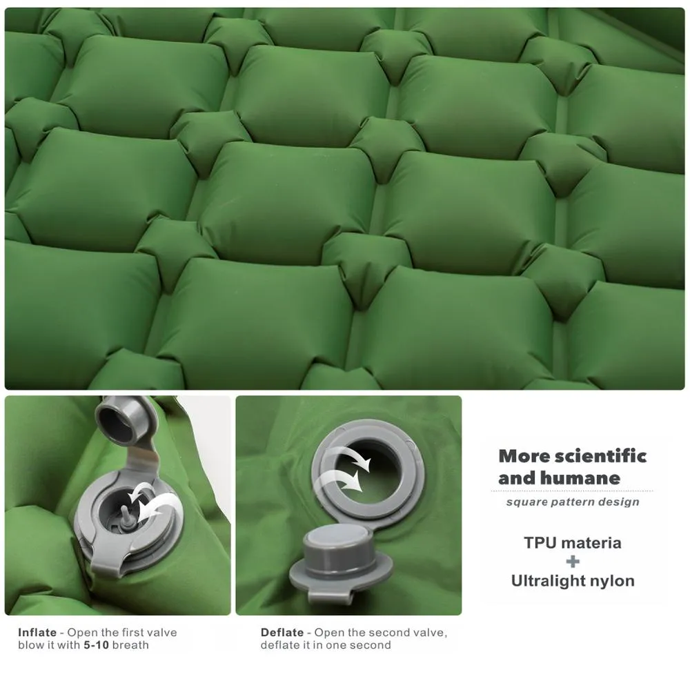 fast filling camping mat
