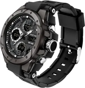 findtime Military Watches for Men Reloj para Hombre Deportivo Mens Tactical Outdoor Waterproof Digital Sports Work Analog Wrist Watch Color Black Green Gold Silver Blue Purple Cool Designer