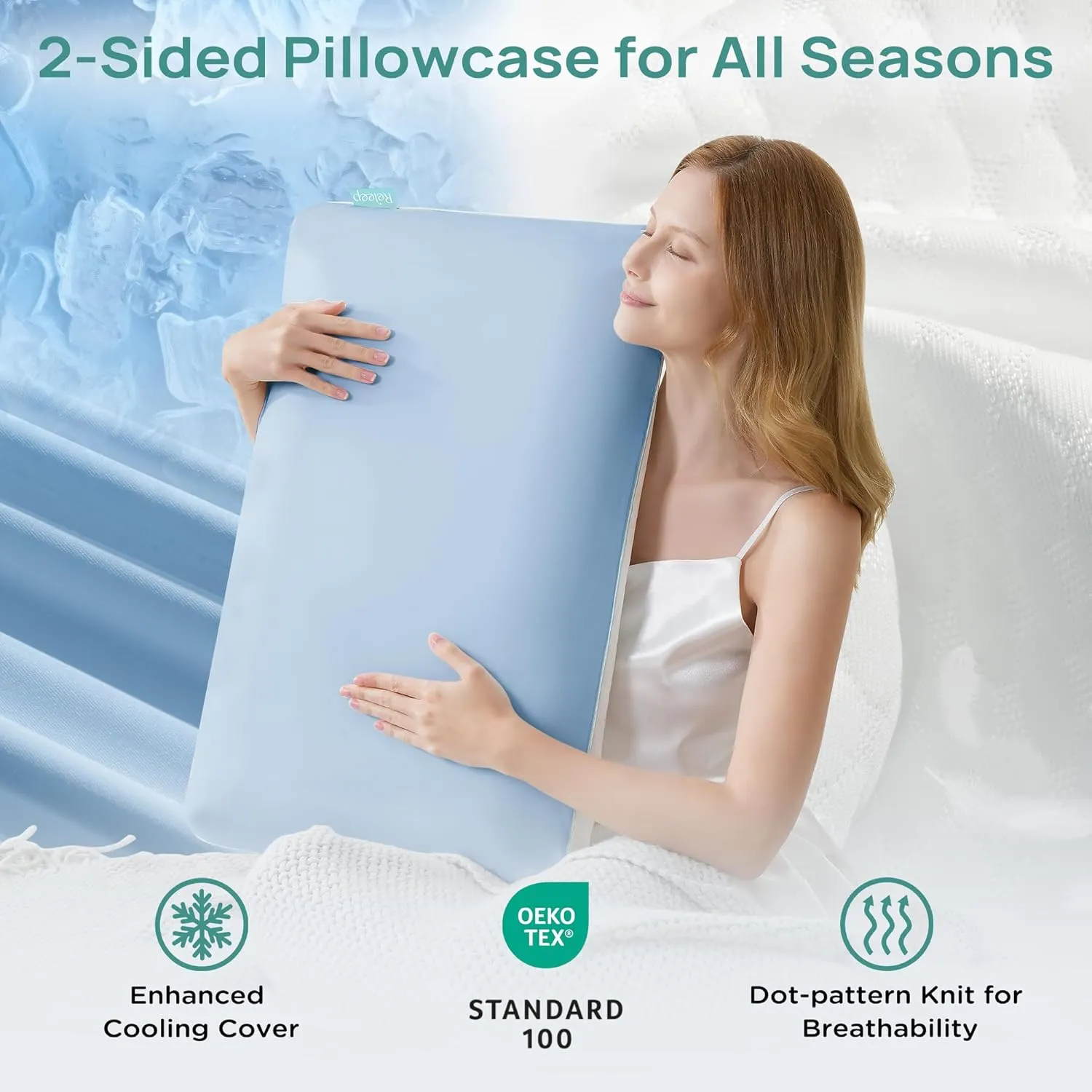 Firm Memory Foam Pillow, Cervical Neck Pillow, Firmness Adjustable Side Sleeper Pillow for Pain Relief, Ergonomic Orthopedic Pillow for Side Sleepers, Neck Support Pillow for Sleeping, Blue