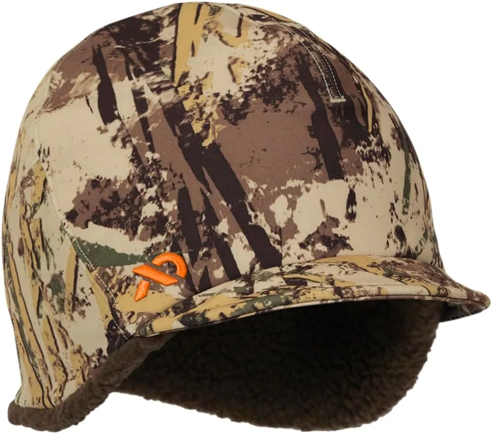 First Lite Tundra Brim Beanie - Warm Fleece Camo Hunting Hat