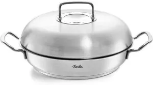 Fissler Original-Profi Collection Stainless Steel 11 Inch Serving Pan with High Dome Metal Lid