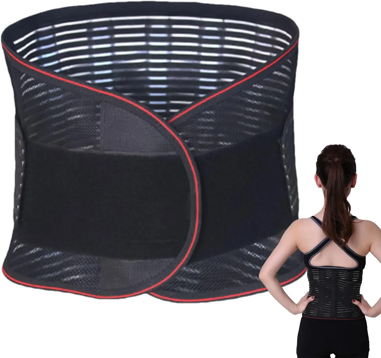 Fitness Waist Belt | Running Waist Support | Fitness Waist Protector | Climbing Waist Protector, Boxing Lumbar Support, Riding Waist Protector Back Brace Support for Riding, Climbing, Boxing