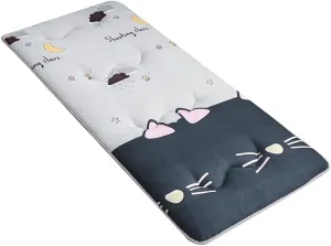 Floor Mattress Twin Mattress Topper Thicken Tatami Mat Sleeping Pad Non-Slip Skin-Friendly Cotton Student Dormitory, Rental Room,B,Twin