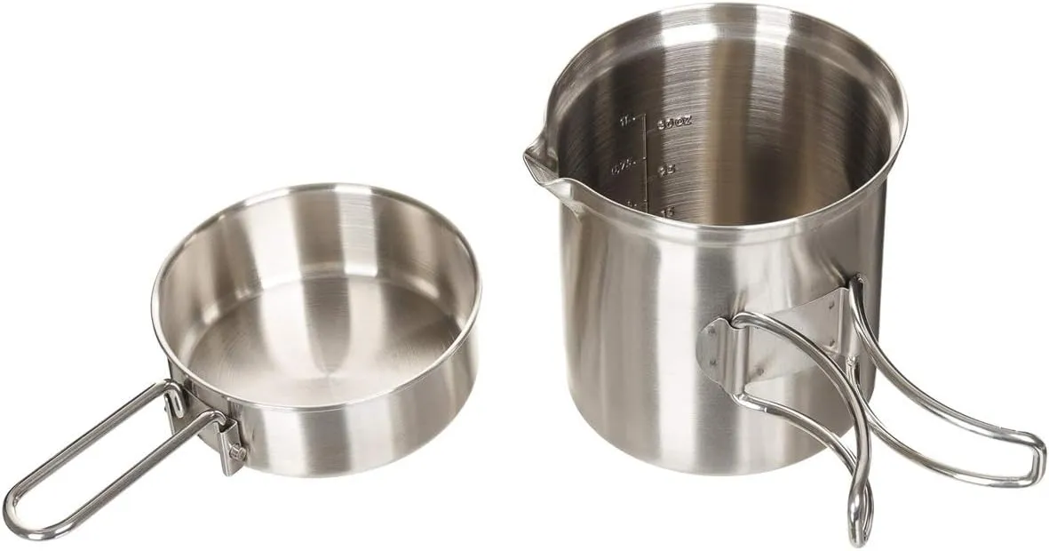 Fox Outdoor 33310 2-Piece Cookware with Pot and Pan