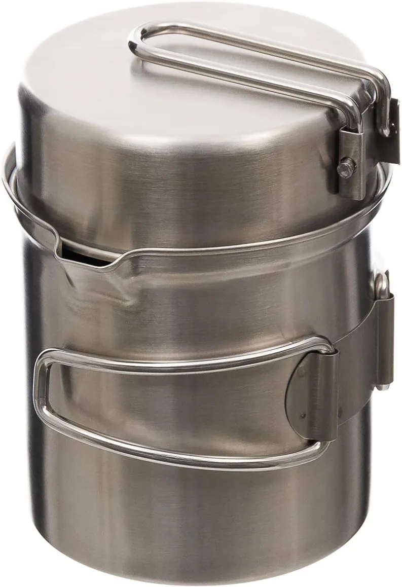Fox Outdoor 33310 2-Piece Cookware with Pot and Pan