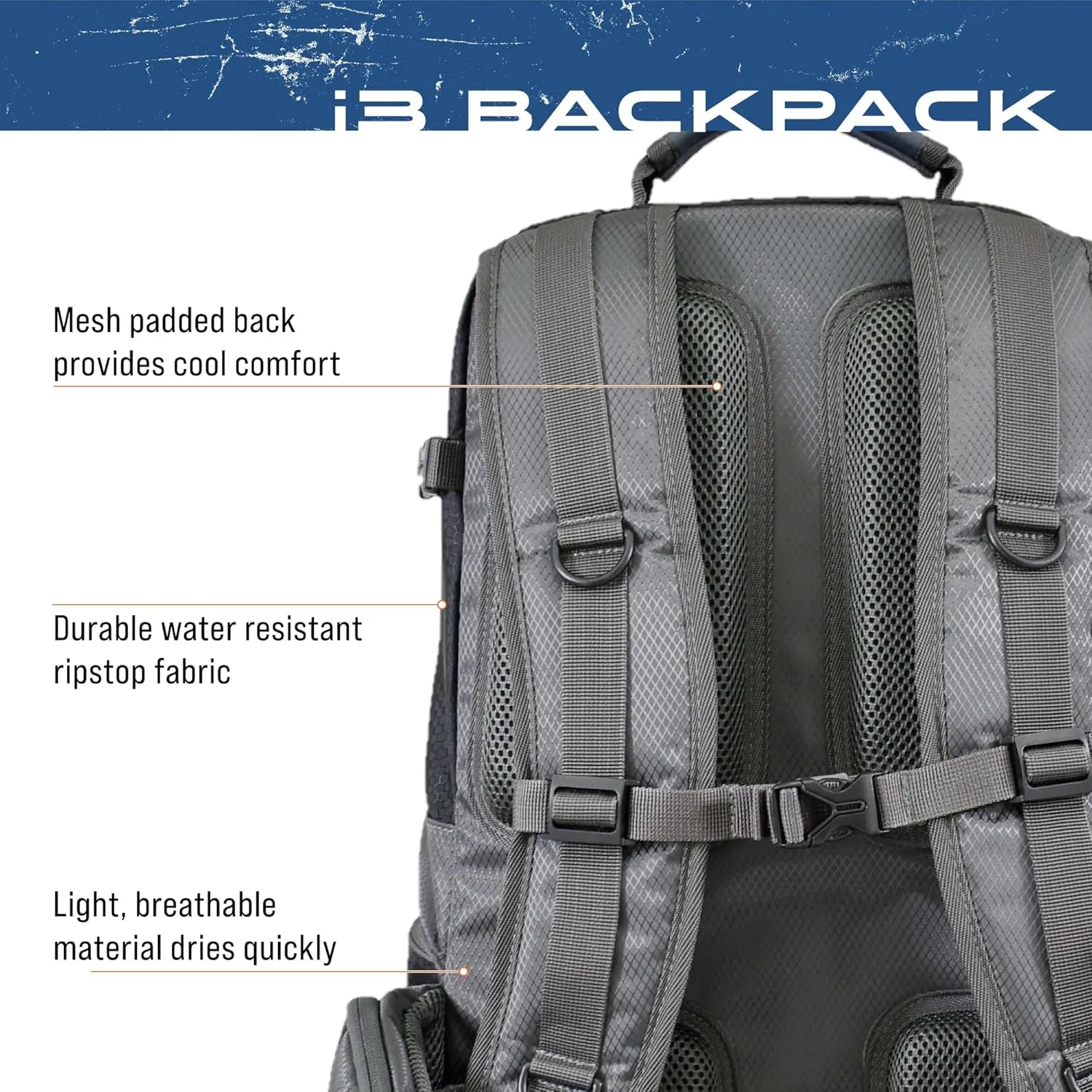 Frogg Toggs i3 Fishing Backpack, Tackle Storage, Includes 3-3600 Bait Trays
