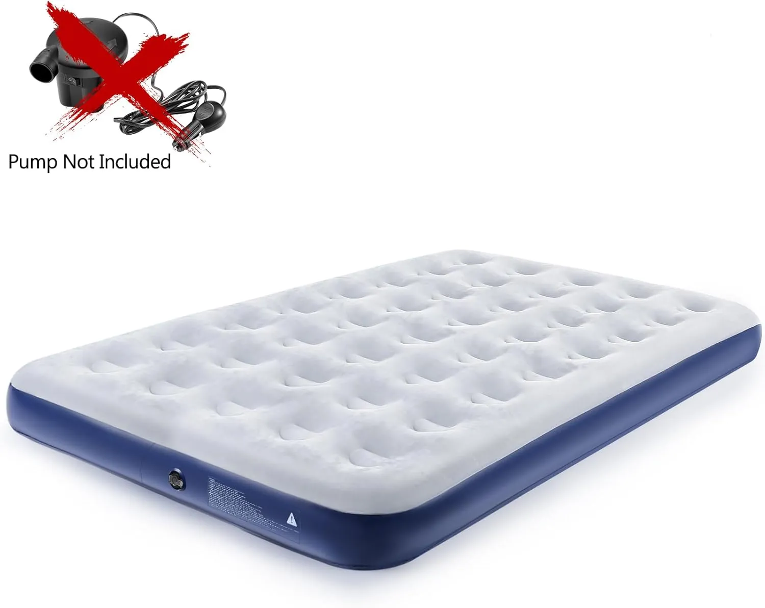Full Size Camping Air Mattress Leak Proof Travel Bed Sleeping Pad Portable Air Bed for Home Camping SUV Truck RV Tent (Double Size)