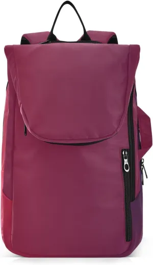 GAIGEO Silver Pink Glitter Tennis Racquet Bag, Multiple Storage Compartments, Foldable Racket Pocket