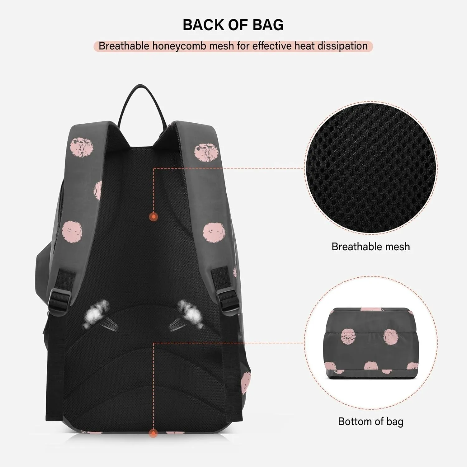 GAIGEO Yellow Amethyst Gradient Ombre Racket Bag, Multilayer Design Tennis Ball Bag, Sports and Daily Use