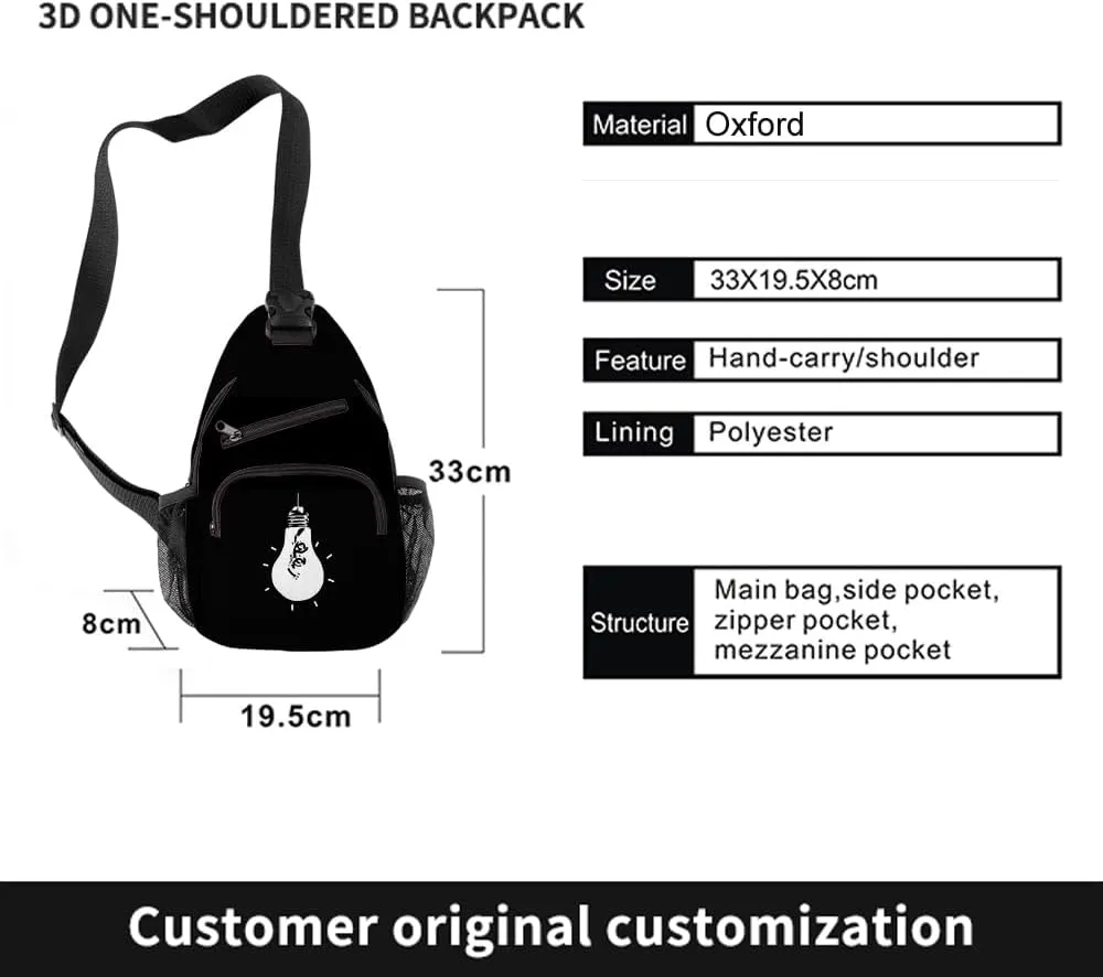 Game Omori Merch Backpack Three-piece Sets Casual Fashion Kpop Bags Travel Daypacks (Black-Three Suit)